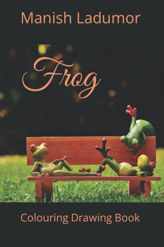 Frog Colouring Drawing Book