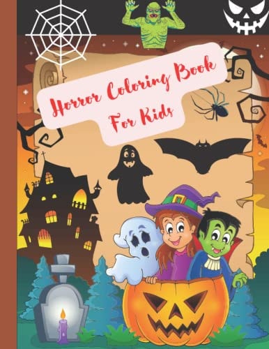 Horror Coloring Book For Kids