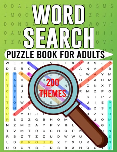 Word Search Puzzle Book for Adults Easy to See Large Print Word Search Book for Adults with a Huge Supply of Puzzles