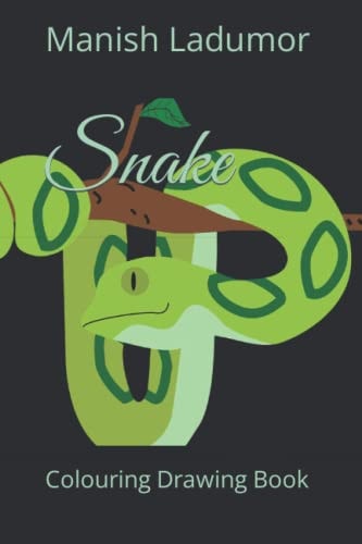 Snake Colouring Drawing Book