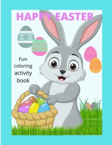 Happy Easter Activity Coloring Book