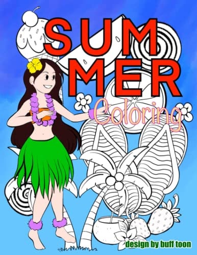 Summer Coloring Books for Kids Fun Coloring in Summer Holliday