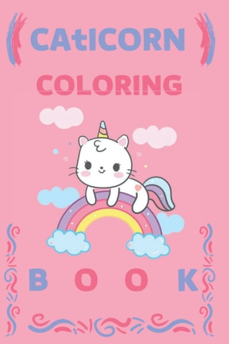 Caticorn Coloring Book Unicorn Cat