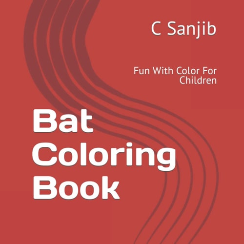 Bat Coloring Book Fun With Color For Children