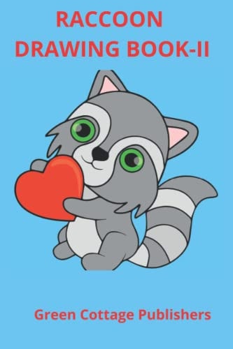 Raccoon Drawing Book -II Premium Color Interior with White Paper