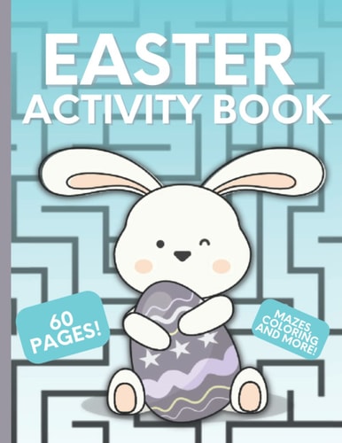 Easter Activity Book Easter Activity Book for Kids Ages 4-8