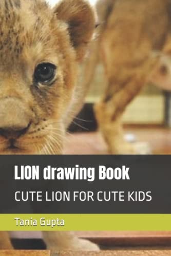 LION Drawing Book Cute Lion for Cute Kids