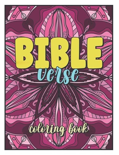 Bible Verse Coloring Book Christian Coloring Books For Adults, Christian Mandala Coloring Book