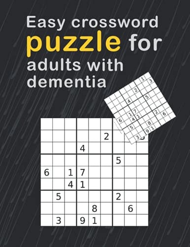 Easy Crossword Puzzles For Adults With Dementia Crossword Puzzle Books For Adults Easy Crosswords Puzzle Book Puzzles & Trivia Challenges Specially Designed to Keep Your Brain Young