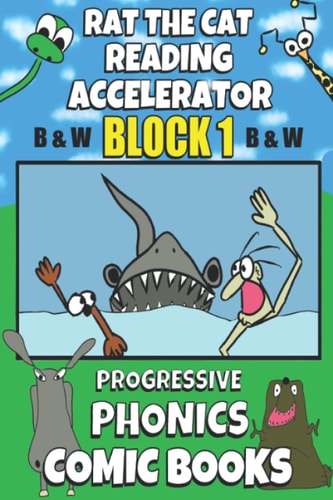 Rat The Cat Reading Accelerator Block 1 Progressive Phonics Comic Books
