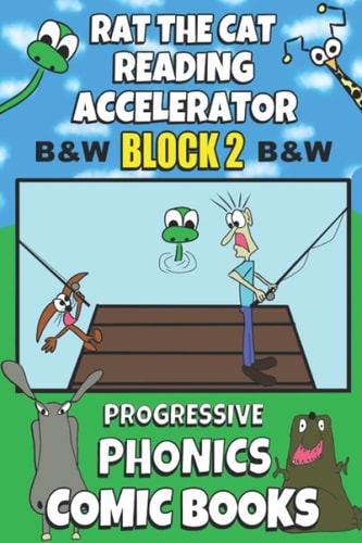 Rat The Cat Reading Accelerator Block 2 Progressive Phonics Comic Books