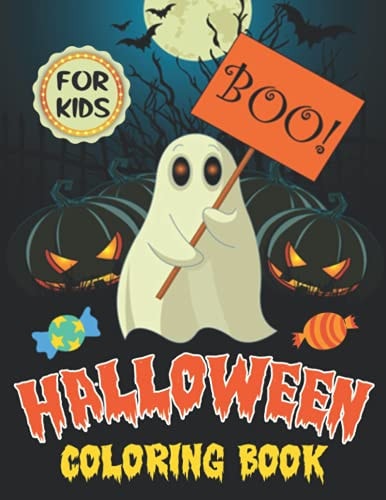 Halloween Coloring Book For Kids Spooky Cute Halloween Coloring Book for Kids Ages 4-8, 8-12