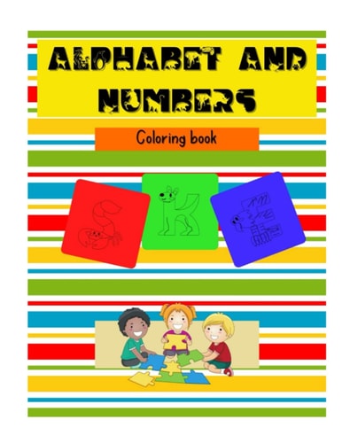 Alphabet and Numbers Coloring Book