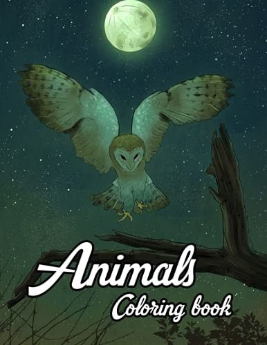 Animal Coloring Book - Adults 30+ Pages