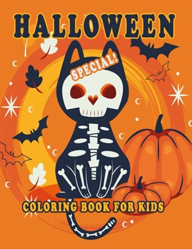 Halloween Special! Coloring Book For Kids; This Book Is Well Decorated With All Exciting Pages With Ghost, Monster, Ghost House, Pumpkins, Rat And Many Exciting Things That Kids Will Love More