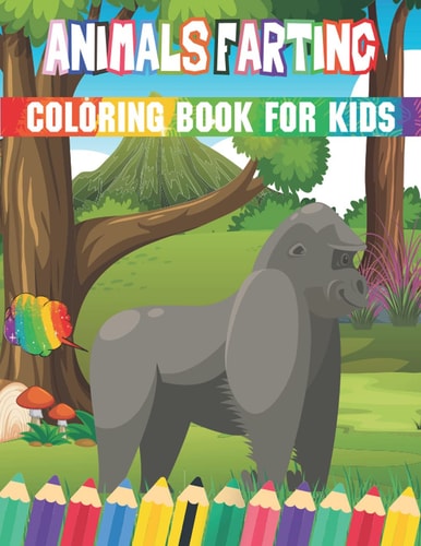 Animals Farting Coloring Book For Kids Big Animals Farting Coloring Book for Kids & Toddlers