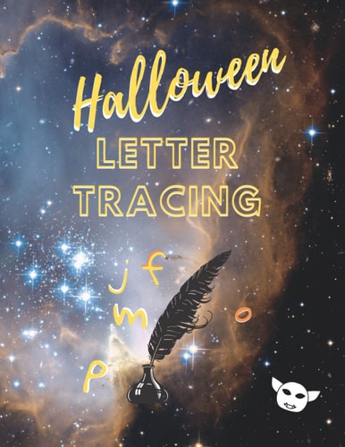 Halloween Letter Tracing Activity Book for Kids Ages 5 To 8