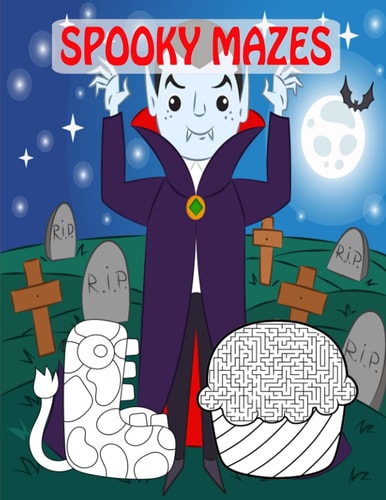 Spooky Mazes Halloween's Activity Book with Mazes for Children