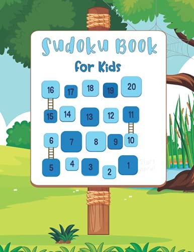 Sudoku Book For Kids A Sudoku Puzzle Book for Kids 8-12 that Includes Solutions - Large Print