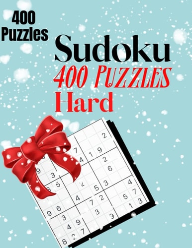 Sudoku 400 Puzzles Hard Puzzle Book for Adults Loaded with 400 Sudoku Puzzles to Train Your Brain
