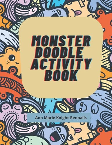 Monster Doodle Activity Book Pages to Color and Stories to Write