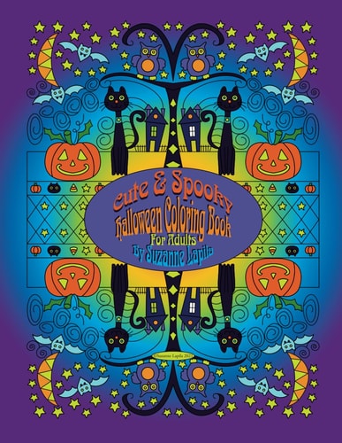 Cute & Spooky Halloween Coloring Book For Adults