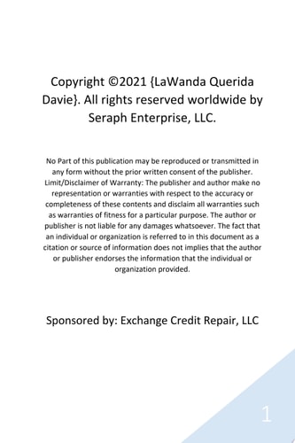 Lush Credit Secrets “Inside Secrets to Creating Financial Wealth”