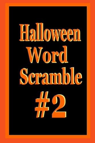 Halloween Word Scramble Puzzle Book #2