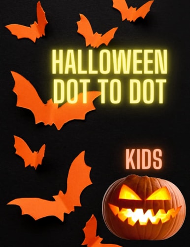 Kids Halloween Dot to Dot Alphabet Book