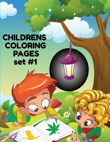 CHILDRENS COLORING PAGES Set#1 20 Cute Animal Pictures for Kids to Color