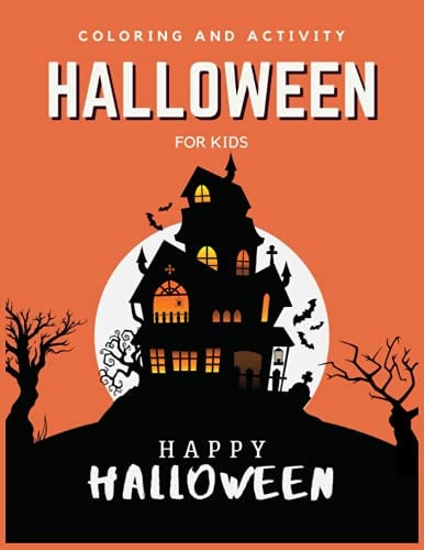 Halloween Children Activity Book Featuring Colouring, Images, Words and More
