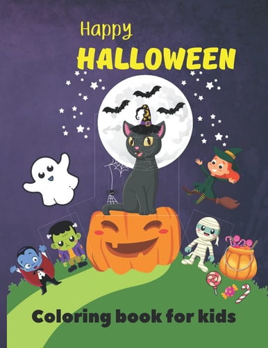 Happy Halloween Coloring Book for Kids Halloween Book Gift for Kids