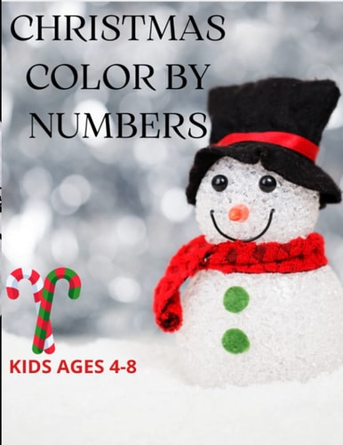 Christmas Color by Numbers Pages of Fun
