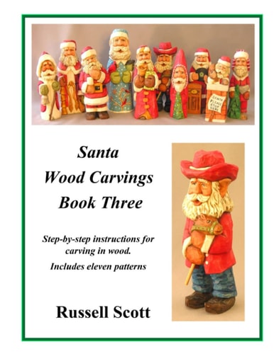 Santa Wood Carvings Book 3 Carving Book