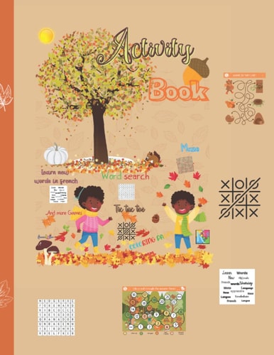 Autumn Activity Book Kid Games and Puzzles