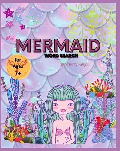 Mermaid Words Search Ages 7+