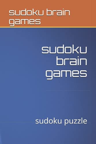 Sudoku Brain Games Sudoku Puzzle