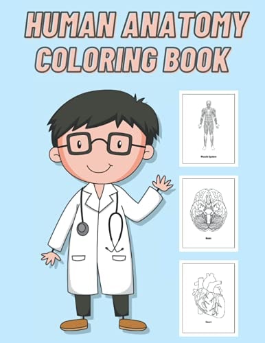 Human Anatomy Coloring Book For Kids