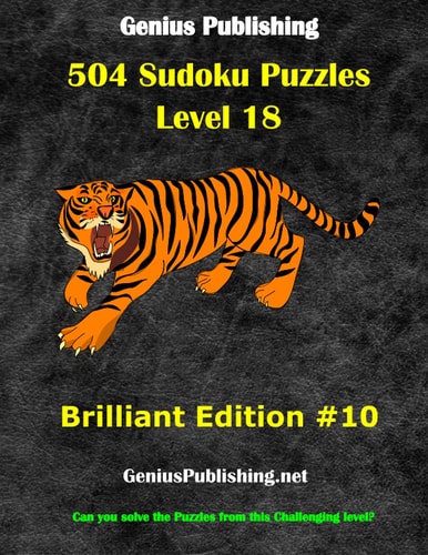 504 Sudoku Puzzles Difficulty Level 18 Brilliant #10 Can You Solve the Puzzles from This Challenging Level
