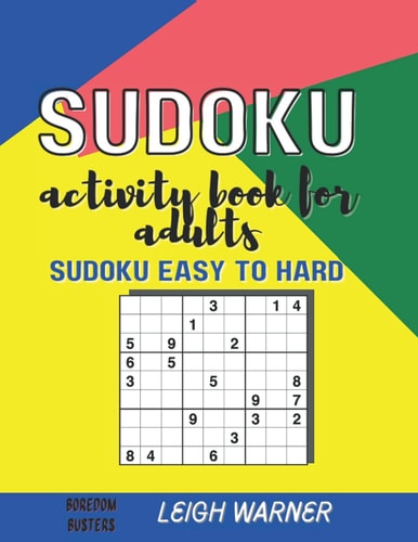 Sudoku Activity Book for Adults Sudoku Easy to Hard