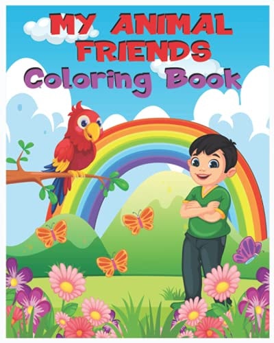 My Animal Friends-Coloring Book Kids Activity Book
