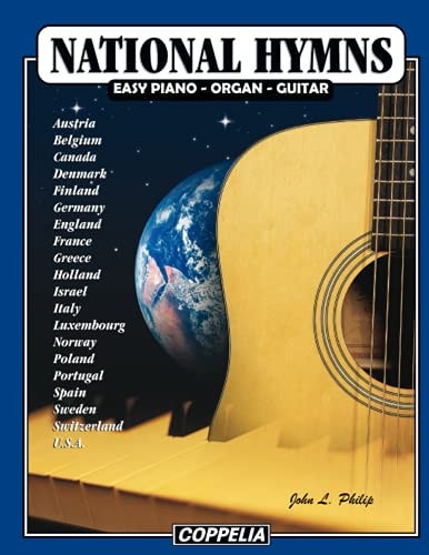 National Hymns - Easy Piano, Organ, Guitar