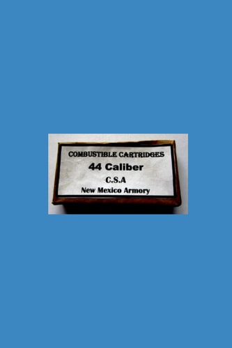 Combustible Paper Cartridges For Black Powder Revolvers