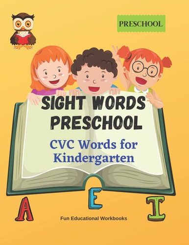 Sight Words Preschool CVC Words for Kindergarten