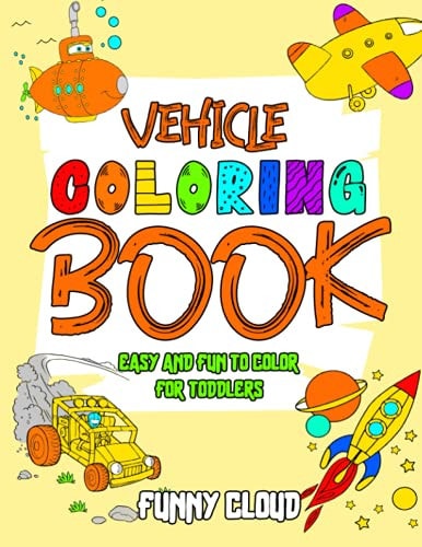 Vehicle Coloring Book
