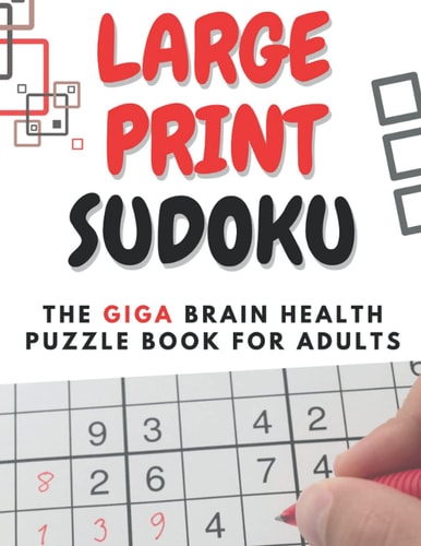 American Puzzler│LARGE PRINT SUDOKU│The GIGA Brain Health Puzzle Book for Adults