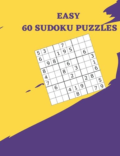 Easy 60 Sudoku Puzzle Train Your Brain