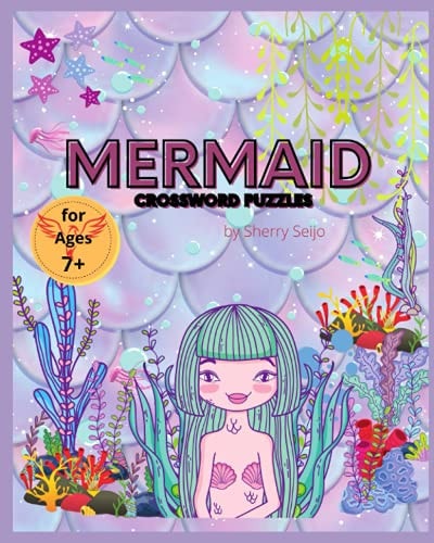 Mermaid CrossWords Book Ages 7+