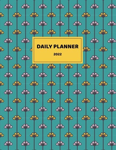 Daily Planner - 12 Months -367 Pages- Daily Agenda, Daily Schedule, Planner Template, Letter Size Date Planner