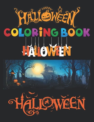 Halloween Coloring Book Jumbo Fantastic Halloween Coloring Book. Great Gift for Boys & Girls 49 Awesome Coloring Object.